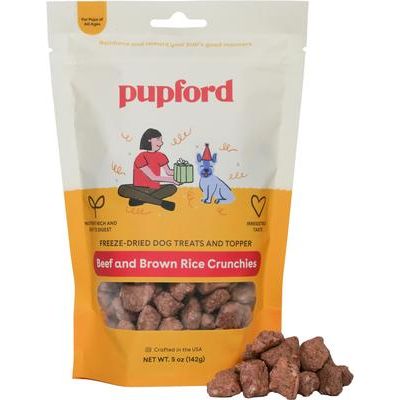 Beef & Brown Rice Natural Biscuit Dog Treats, 8-oz pouch