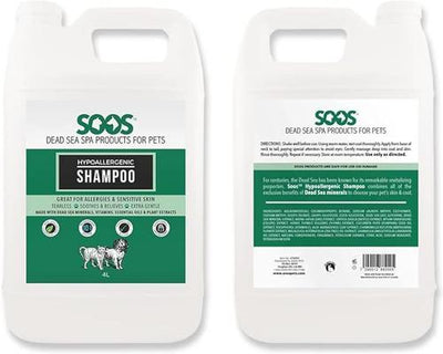 Champú hipoalergénico para perros y gatos, botella de 135 onzas líquidas