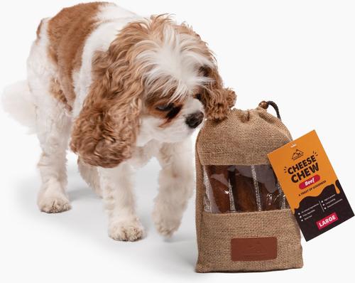 Large Beef Cheese Dog Chew Treat, 13-oz bag