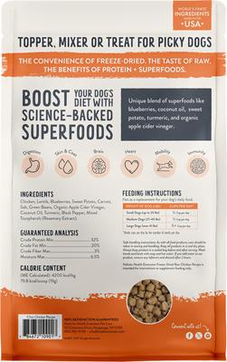 Chicken Recipe Freeze-Dried Raw Dog Food, 3.5-oz bag