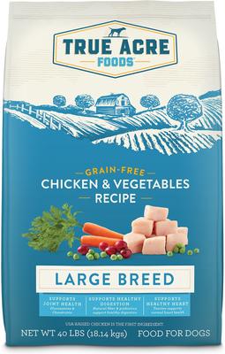 Large Breed Chicken & Vegetables Recipes Grain-Free Dry Dog Food, 30-lb bag