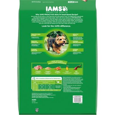 Alimento seco para perros adultos de razas pequeñas Proactive Health con pollo real, bolsa de 15 lb