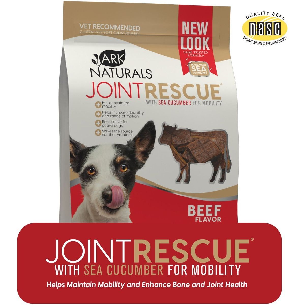 Joint Rescue Soft Chews Articulares, sabor Res. 255 g. - Ark Naturals