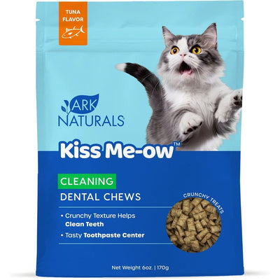 Kiss Me-Ow Cleaning Dental Chews, sabor Atún. 170 g. - Ark Naturals