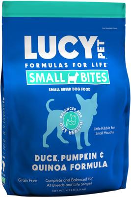 Salmon, Pumpkin & Quinoa Small Bites Dog Food, 4.5-lbs bag