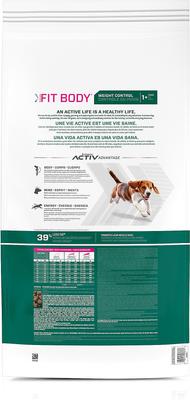 Fit Body Weight Control Medium Breed Dry Dog Food, 28-lb bag