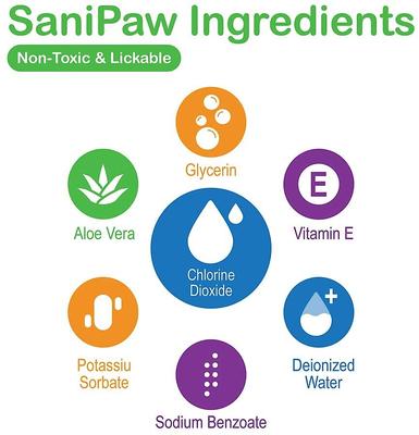 SaniPaw Sanitizing Dog & Cat Spray, 8-fl oz bottle
