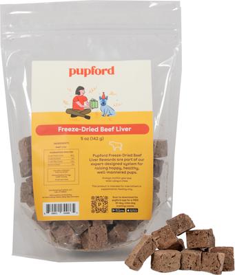 Beef Liver Freeze-Dried Limited Ingredient Dog Treats, 2-oz bag
