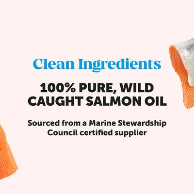 Wild Alaskan Salmon Oil Omega-3 & Joint Supplement for Dogs & Cats, 16-fl oz bottle, bundle of 3