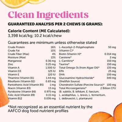 Senior Multivitamin Duck Flavored Soft Chews Digestive Support for Senior Dogs, 90 count, 270 count