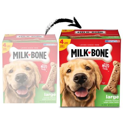 Original Large Biscuit Dog Treats, 4-lb box