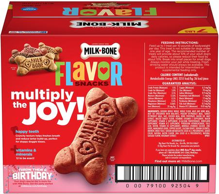 Flavor Snacks Biscuit Small Dog Treats, 7-lb box