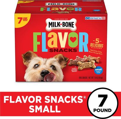 Flavor Snacks Biscuit Small Dog Treats, 7-lb box