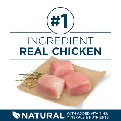 Paquete: alimento seco Purina ONE SmartBlend para adultos de razas grandes + premios Milk-Bone Original Large Biscuit para perros