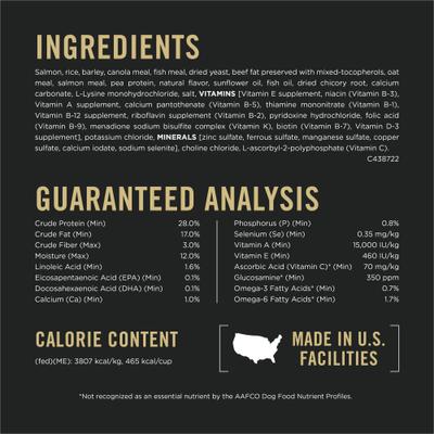 Alimento seco para perros adultos de razas pequeñas con piel y estómago sensibles, bolsa de 16 lb