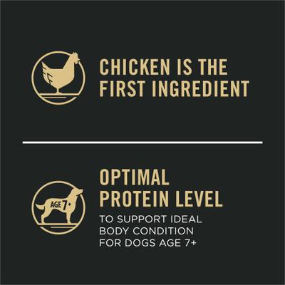 Adult 7+ Shredded Blend Chicken & Rice Formula Dry Dog Food, 6-lb bag