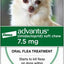 Bundle: Advantus Flea Oral Treatment for Dogs, 4-22 lbs, 7 count + Pet Protect Skin Health Supplement, 60 count