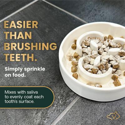 Bundle: VetriScience Perio Support Everyday Health Dog & Cat Powder Formula, 4.2-oz bottle + VetriScience Perio Plus Everyday Health Dental Stix Dental Dog Treats, 30 count