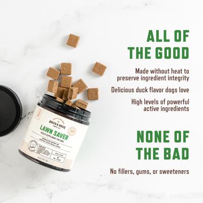 Duck Flavored Chew Lawn Protection Supplement for Dogs, 90 count