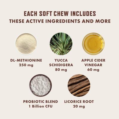 Duck Flavored Chew Lawn Protection Supplement for Dogs, 90 count