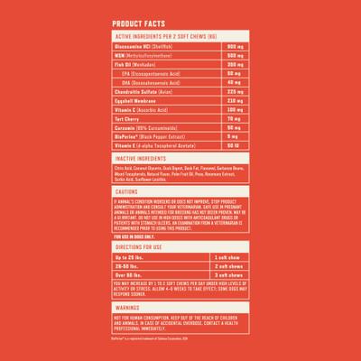 Duck Flavored Chew Joint Supplement for Dogs, 90 count