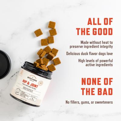 Duck Flavored Chew Joint Supplement for Dogs, 90 count