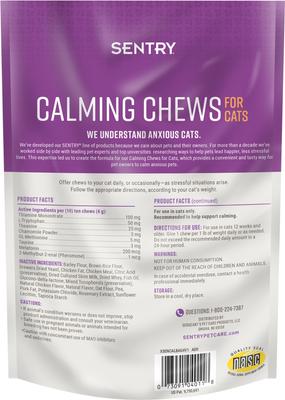 Calming Chews Supplement for Cats, 4-oz bag