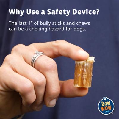 Buddy Starter Kit with Anti-Choking Safety Device Bully Sticks Dog Treats, Small