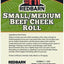 Beef Cheek Roll Dog Chew, Small/Medium
