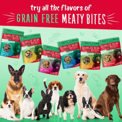 Meaty Bites Beef Liver & Apples Grain-Free Freeze-Dried Dog Treats, 2.25-oz bag