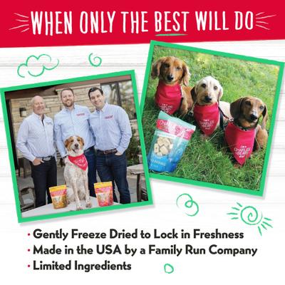 Meaty Bites Beef Liver & Apples Grain-Free Freeze-Dried Dog Treats, 2.25-oz bag