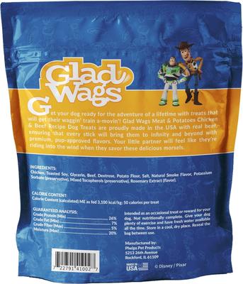 Meat & Potatoes Flavor Grain-Free Dog Treats, 12-oz bag