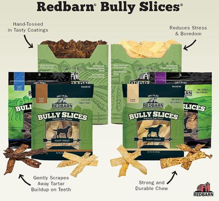 Bully Slices Peanut Butter Flavor Beef Dog Treats, 9-oz bag