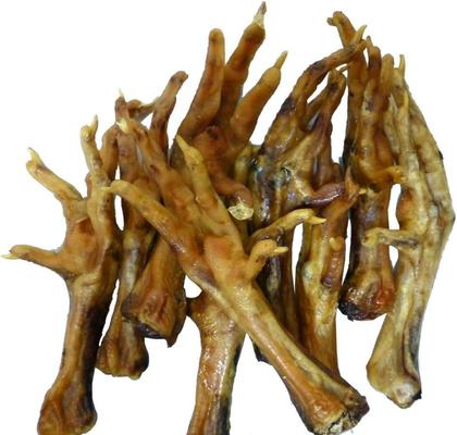 Roasted Chicken Feet Adult Dog Dehydrated Chew Treats, 100 count