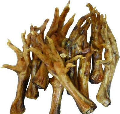 Roasted Chicken Feet Adult Dog Dehydrated Chew Treats, 100 count