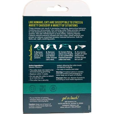 Collar calmante para gatos a base de plantas naturales