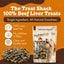 Single Ingredient Beef Liver Freeze-Dried Dog & Cat Treats, 1-lb bag