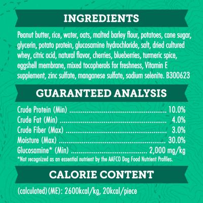 Hip & Joint Peanut Butter & Oats Recipe Soft & Chewy Dog Treats, 3-oz pouch