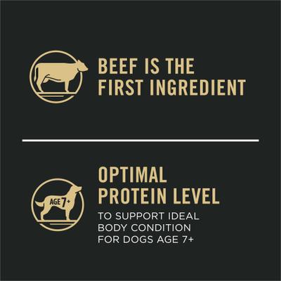 7+ Complete Essentials Shredded Blend Beef & Rice Formula High Protein Dog Food, 18-lb bag