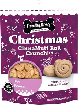 Cinnamutt Roll Crunch Dog Bakery, 5-oz bag
