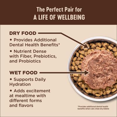 Bundle: Wellness CORE Digestive Health Chicken Pate Recipe Grain-Free Wet Cat Food, 3-oz, case of 12 & Wellness CORE Digestive Health Wholesome Grains Chicken & Rice Recipe Dry Cat Food, 11-lb bag