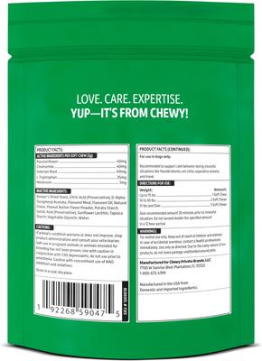 Bundle: Vibeful Favorites Bundle – Multivitamin & Calming Support Chicken & Peanut Butter Dog Soft Chew Supplements, 28 count
