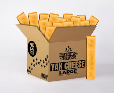 Yak Chews Large Dog Himalayan Chew Treats, 25 count