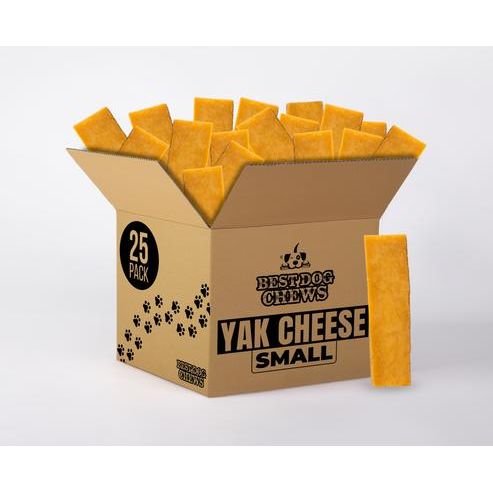 Yak Chews - Golosinas masticables del Himalaya para perros pequeños, 25 unidades