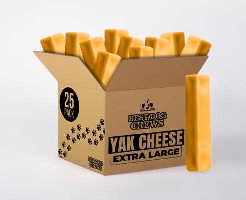 Yak Chews Extra Large Dog Himalayan Chew Treats, 25 count