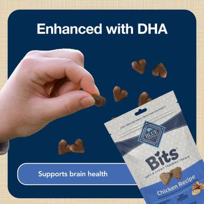 Blue Bits Tasty Chicken Recipe Soft-Moist Training Dog Treats, 11-oz bag