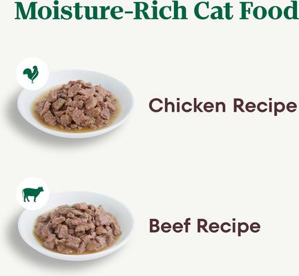 Perfect Portions Grain-Free Cuts in Gravy Variety Pack Chicken & Beef Recipe Adult Cat Food Trays, 2.64-oz, case of 12 twin-packs