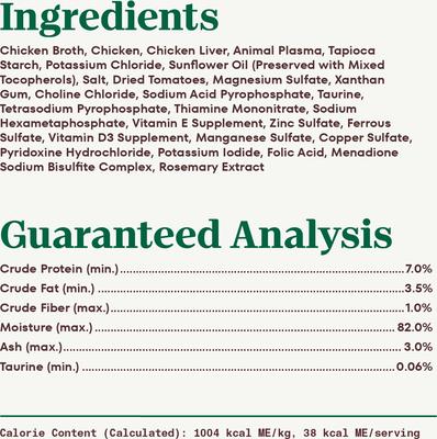 Perfect Portions Grain-Free Cuts in Gravy Chicken Recipe Adult Wet Cat Food Trays, 2.65-oz, case of 24 twin-packs