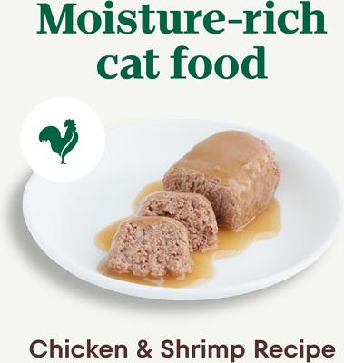Perfect Portions Grain-Free Chicken & Shrimp Soft Pate Wet Cat Food, 2.6-oz, case of 24 twin-packs