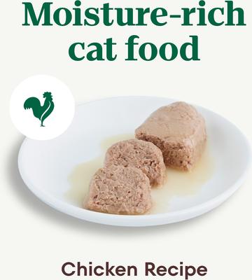 Perfect Portions Grain-Free Chicken Soft Pate Wet Cat Food, 2.6-oz, case of 24 twin-packs